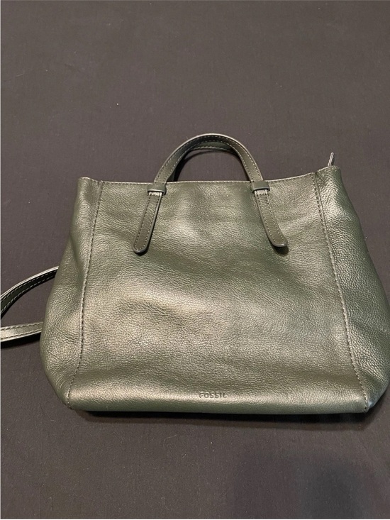 Fossil Handbags - Fossil Women's Parker Leather Convertible Backpack Purse Handbag EUC Dark Green